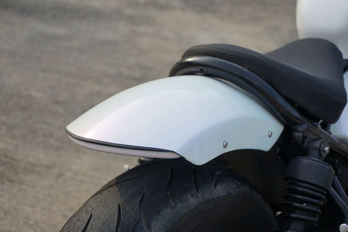 บังโคลนท้ายสั้นพร้อมไฟ LED สีดำสำหรับ Honda Rebel CMX 300&500 ปี 2017-2026