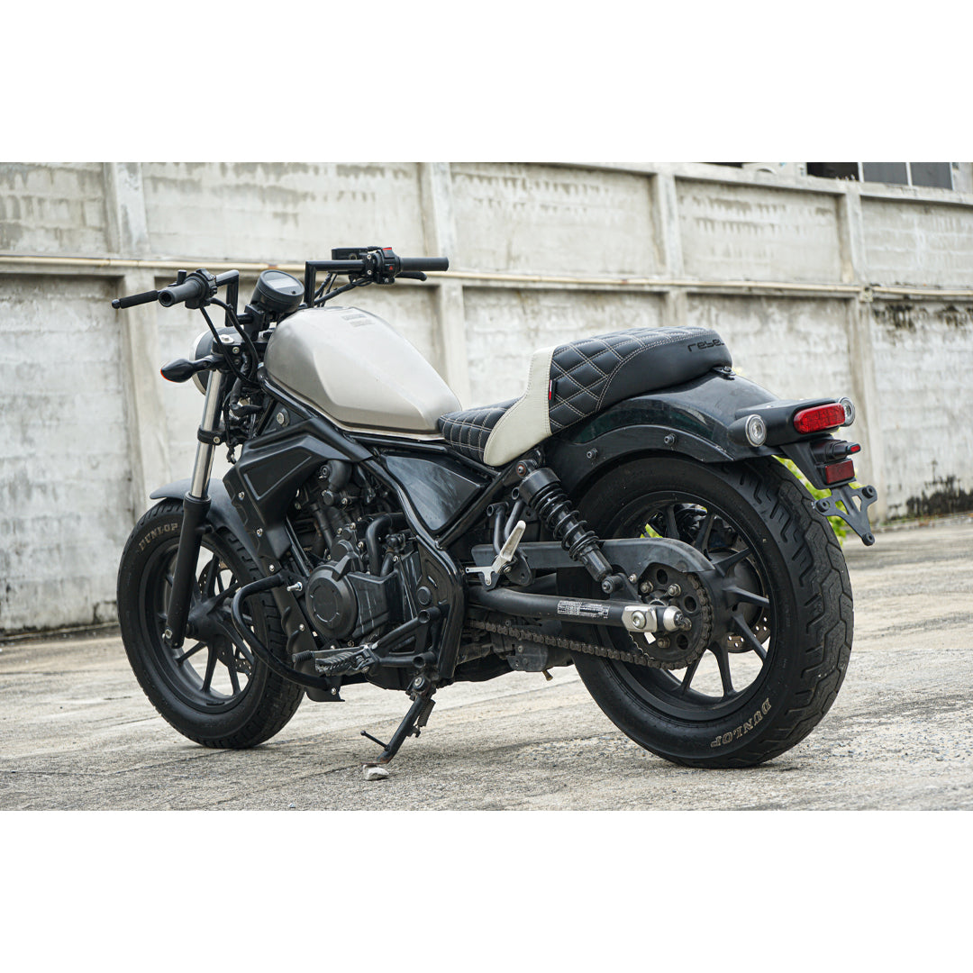 SEAT DOUBLE SADDLE DUAL DRIVER SEATS PAD CUSHION V.18 FOR HONDA REBEL CMX 300&500 2017-2025