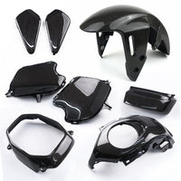 Set Of 8 Piece Frame Body Cover Side Upper Panel Carbon Fiber For Honda Grom 2021-2024