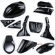 FULL SET OF 7 PIECES GLOSS BLACK FIT FOR HONDA REBEL CMX 1100 2020-2025