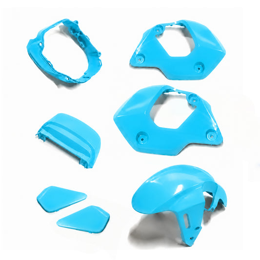 Sky Blue 7Pc Body Pastel Panels Frame Body For Honda Grom 125 2021-2024