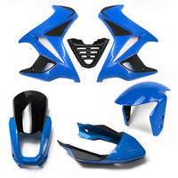 Set 4 Front Fender / Headlight Cover / Rear Cover / Side Fairing Blue For Honda Grom 125 2021 - 2024
