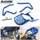 Blue Crash Bar Engine Guard & Rear Luggage Rack Kit Honda Monkey Z125 2018-2026