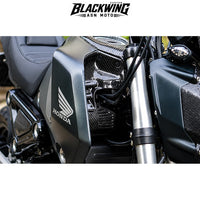 Set Of 3 Piece Frame Body Cover Side Upper Panel Carbon Fiber For Honda Grom 2021-2024