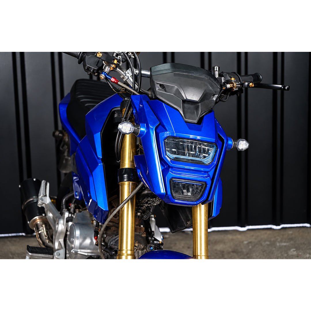 ชุดแฟริ่งสีน้ำเงิน + สติ๊กเกอร์ สำหรับ Honda Grom MSX SF 125 ปี 2016-2020