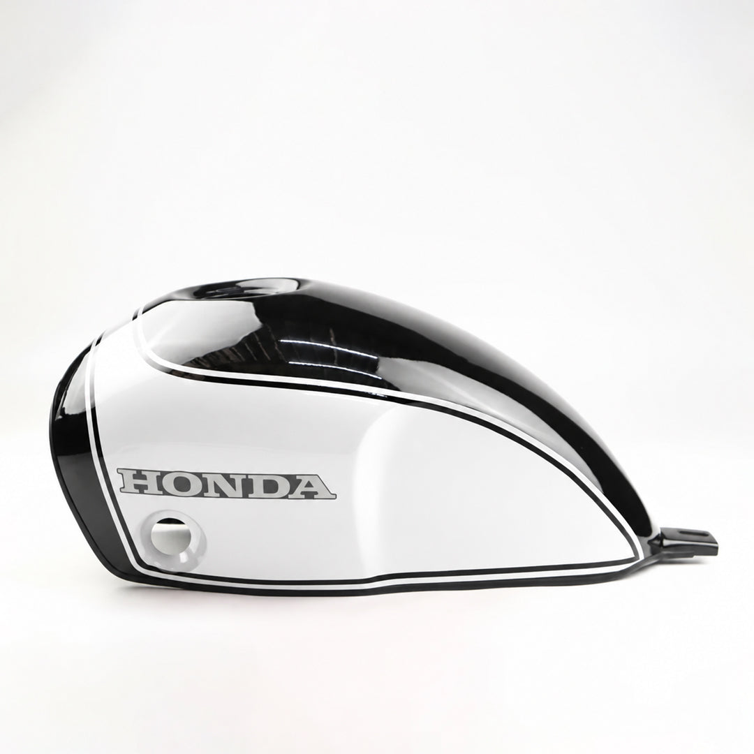 ฝาครอบถังน้ำมันเชื้อเพลิง สีดำ/ขาว V.18 สำหรับ Honda SCL CL 300 500 ปี 2023-2026