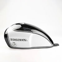 ฝาครอบถังน้ำมันเชื้อเพลิง สีดำ/ขาว V.18 สำหรับ Honda SCL CL 300 500 ปี 2023-2026