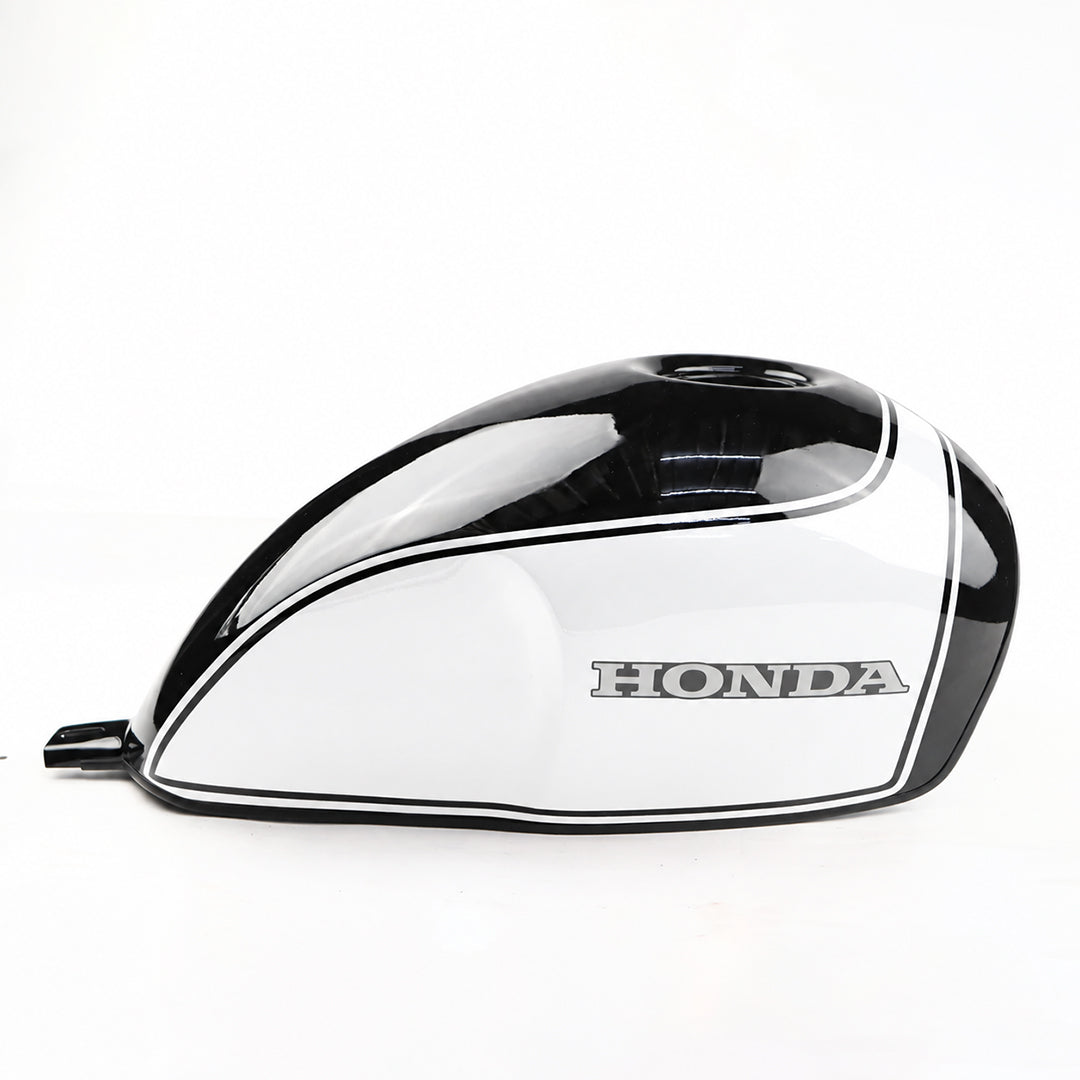 ฝาครอบถังน้ำมันเชื้อเพลิง สีดำ/ขาว V.18 สำหรับ Honda SCL CL 300 500 ปี 2023-2026
