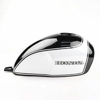ฝาครอบถังน้ำมันเชื้อเพลิง สีดำ/ขาว V.18 สำหรับ Honda SCL CL 300 500 ปี 2023-2026