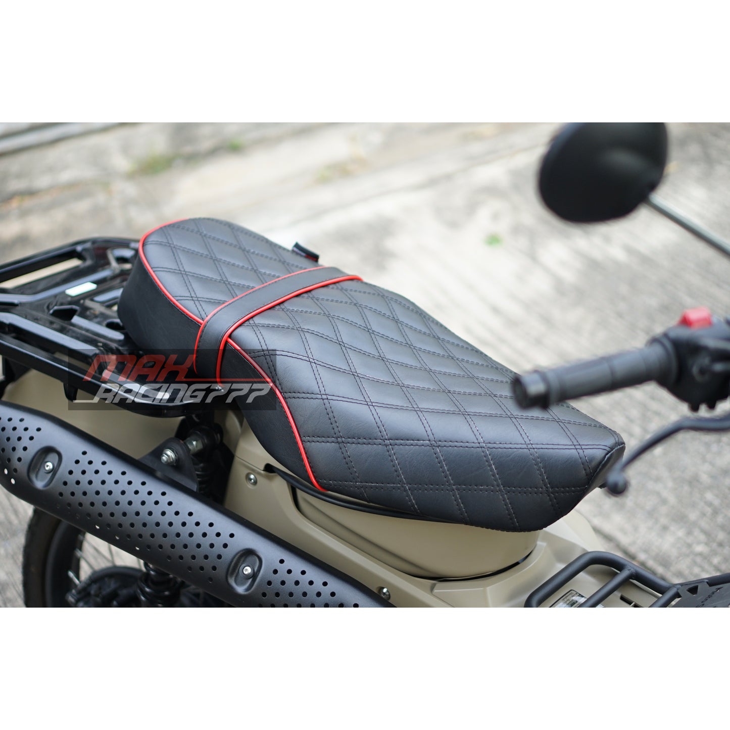 LONG SEAT DRIVER PASSENGER BLACK FOR HONDA TRAIL125 CT125 HUNTER 2020 - 2025