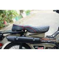 LONG SEAT DRIVER PASSENGER BLACK FOR HONDA TRAIL125 CT125 HUNTER 2020 - 2025