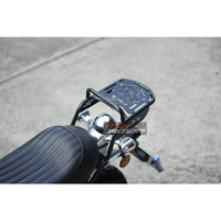 MATTE BLACK REAR CASE RACK LUGGAGE FIT FOR HONDA Z125 MONKEY125 2018-2025
