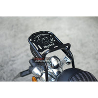 MATTE BLACK REAR CASE RACK LUGGAGE FIT FOR HONDA Z125 MONKEY125 2018-2025