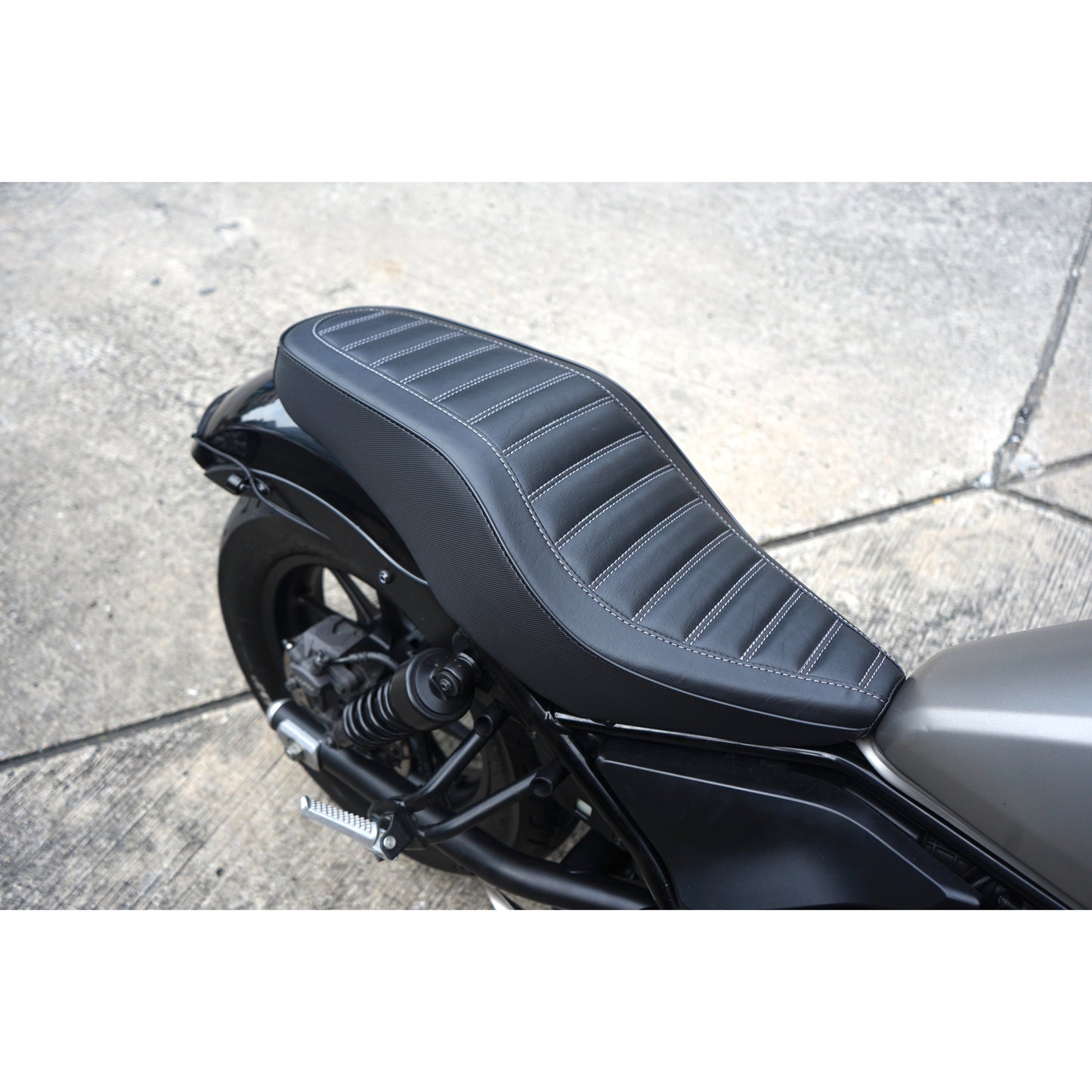 SEAT DOUBLE SADDLE DUAL DRIVER SEATS PAD CUSHION V.14 FOR HONDA REBEL CMX 300&500 2017-2025