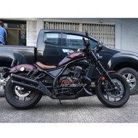 LONG DOUBLE DUAL EXHAUST PIPE MOUNT SYSTEM MAXNUS HONDA REBEL CMX1100 2021-2025