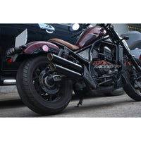 LONG DOUBLE DUAL EXHAUST PIPE MOUNT SYSTEM MAXNUS HONDA REBEL CMX1100 2021-2025