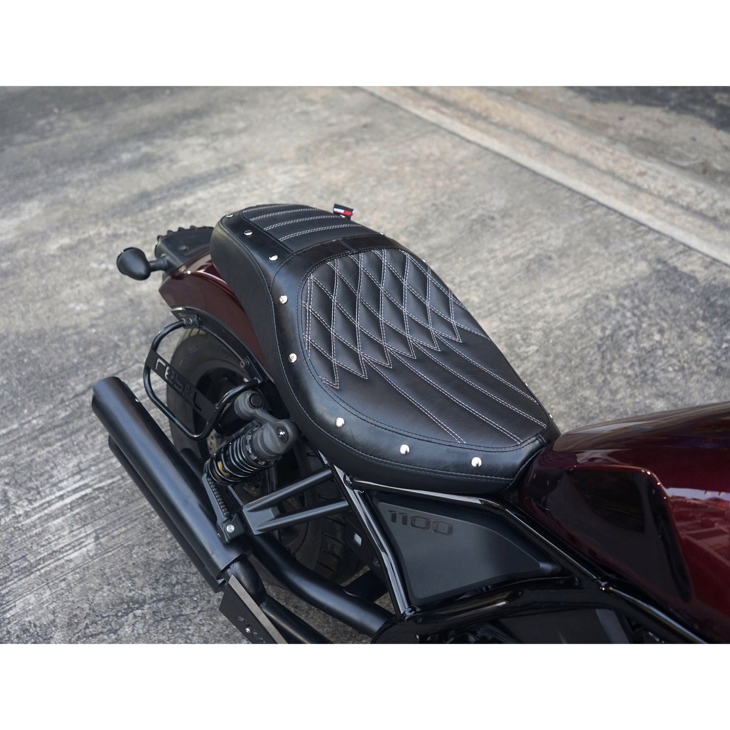 SEAT DOUBLE SADDLE DUAL DRIVER SEATS PAD CUSHION V.1 FOR HONDA REBEL CMX 1100 2021-2025