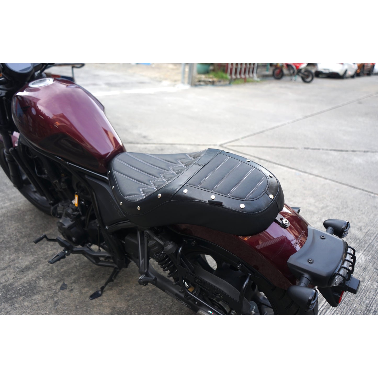 SEAT DOUBLE SADDLE DUAL DRIVER SEATS PAD CUSHION V.1 FOR HONDA REBEL CMX 1100 2021-2025