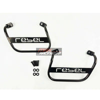 SIDE SADDLE BAG SUPPORT CARRY RACK TWIN FIT HONDA REBEL CMX 300 500 2017-2025