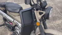 Honda CT125 Trail 125 Side Wind Guards (2020-2025) - ABS Plastic Matte Black