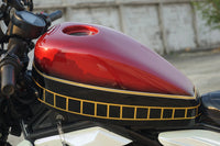 ฝาครอบถังน้ำมันเชื้อเพลิงสีขาว V.13 สำหรับ Honda Rebel CMX 300&500 ปี 2017-2026