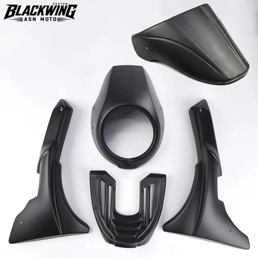 Set of 3 Pieces Body Kit Fairing Matte Black for Honda Rebel CMX 300&500 2017-2026
