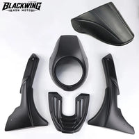 Set of 3 Pieces Body Kit Fairing Matte Black for Honda Rebel CMX 300&500 2017-2026
