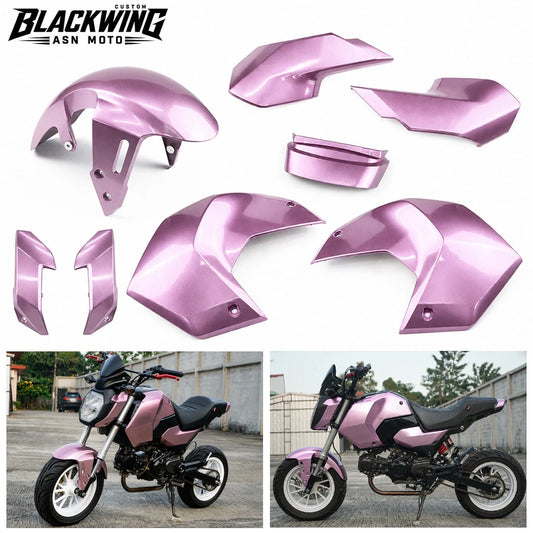 8Pc Body Panels Frame Body Pink V.2 For Honda Grom 125 2025 - 2026