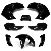 8Pc Body Panels Frame Body Black For Honda Grom 125 2025 - 2026