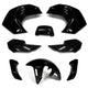 8Pc Body Panels Frame Body Black For Honda Grom 125 2025 - 2026