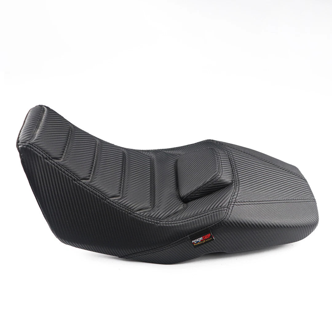 Replacement Dual Seat Carbon Stitch Black V.23 Fit For Honda Grom 125 2021-2026