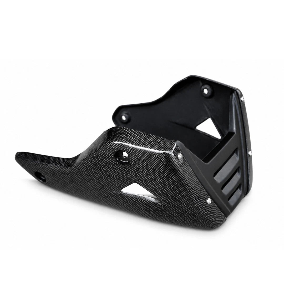Belly Pan Under Fairing Cover Honeycomb Carbon Fiber For Honda Grom 2021-2026
