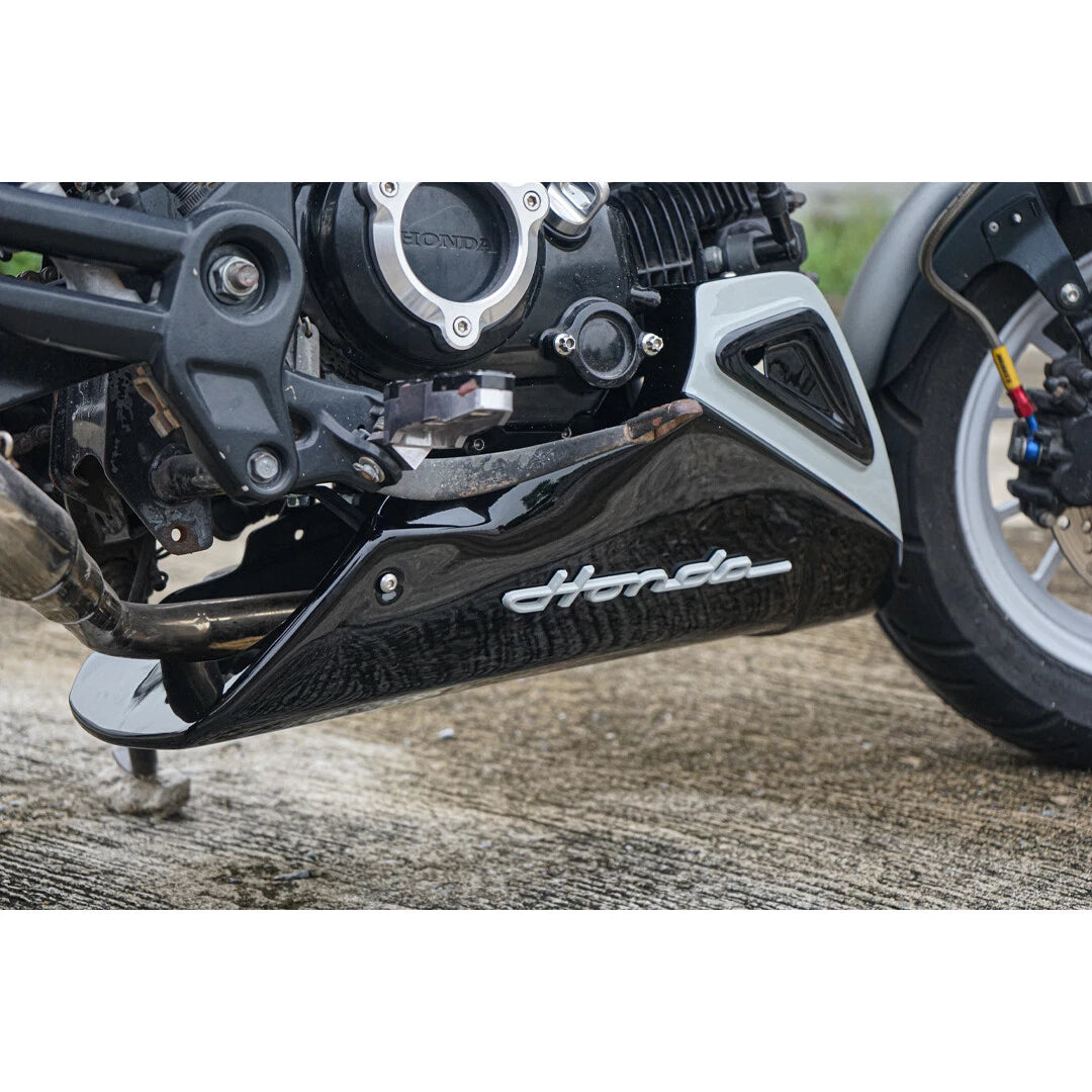 Belly Panel Fairing Frame Guard Cover Trim + Logo For Honda Grom 125 2021 - 2026