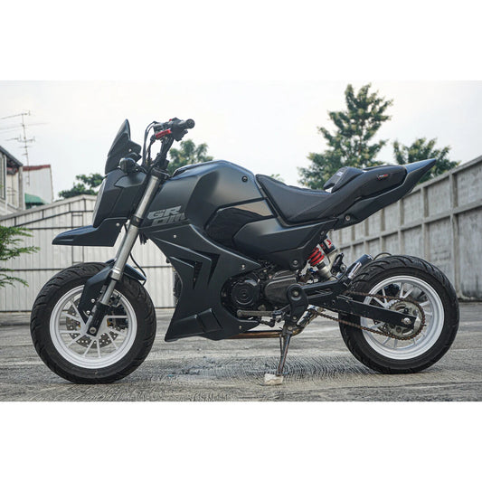 Set 5 Front Fender / Motard Fender / Windshield / Rear Cover / Side Fairing Black For Honda Grom 125 2025 - 2026