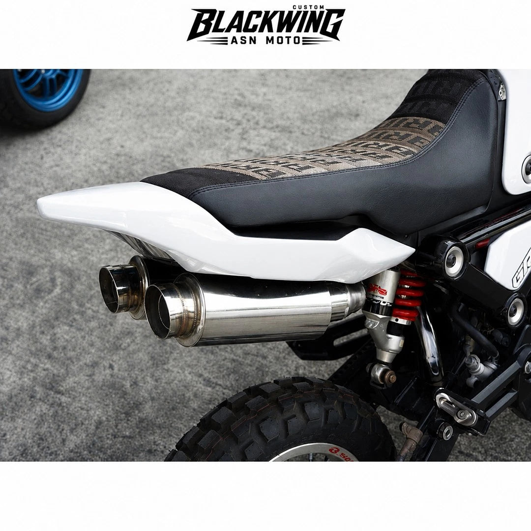 Set 4 Front Fender / Headlight Cover / Rear Cover / Side Fairing White For Honda Grom 125 2021 - 2024