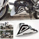 Belly Panel Fairing Frame Guard Cover Trim White + Logo For Honda Grom 125 2021 - 2026