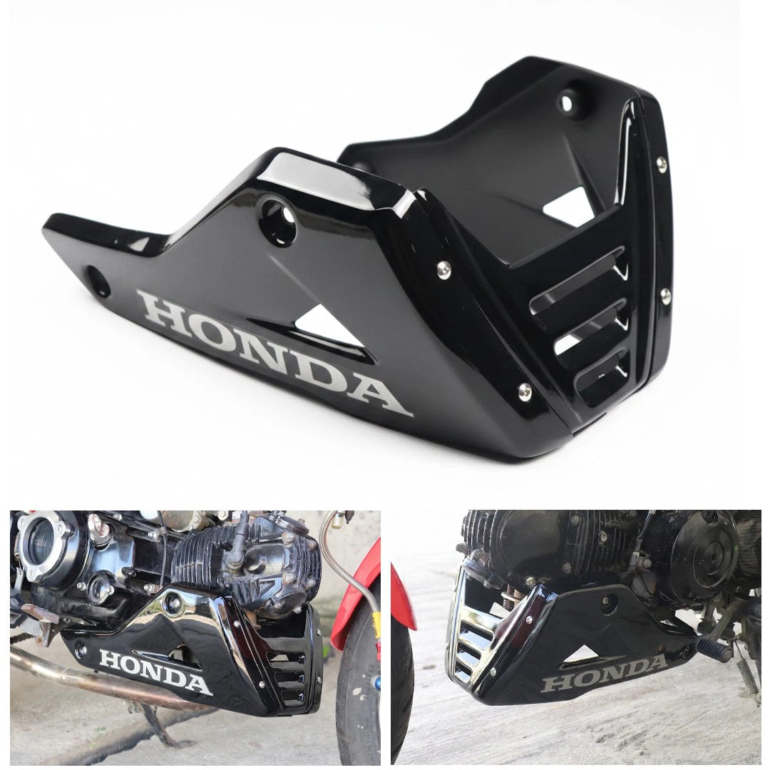Belly Pan Under Fairing Cover Gloss Black For Honda Grom 125 2021-2026