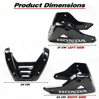 Belly Pan Under Fairing Cover Gloss Black For Honda Grom 125 2021-2026