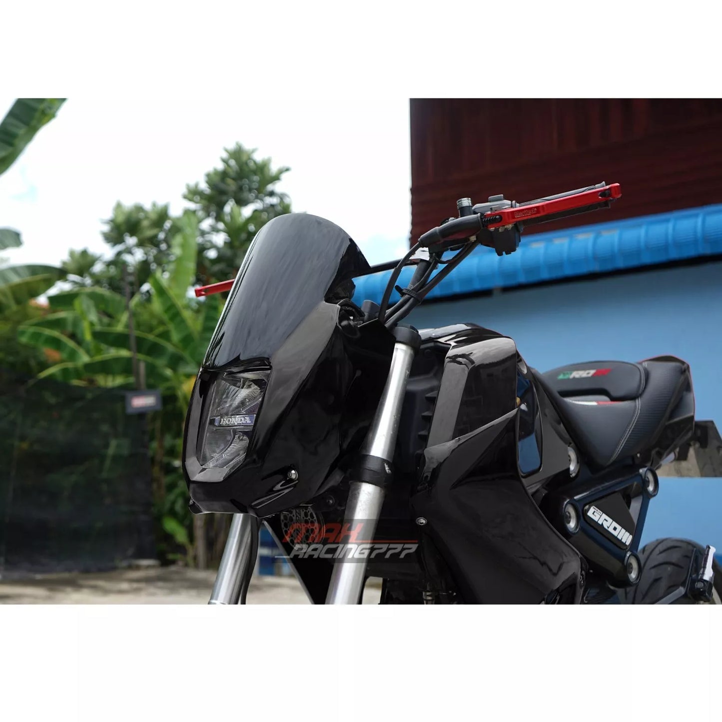 FRONT WINDSHIELD WINDSCREEN COVER HEADLIGHT V.2 FOR HONDA GROM 125 2021-2024