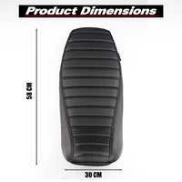 Replacement Dual Seat Carbon Stitch Black V.24 Fit For Honda Grom 125 2021-2026