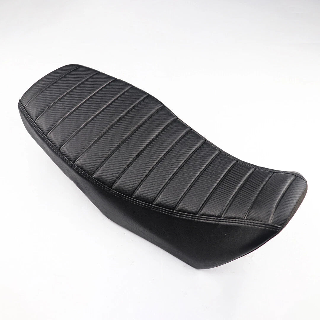 Replacement Dual Seat Carbon Stitch Black V.24 Fit For Honda Grom 125 2021-2026