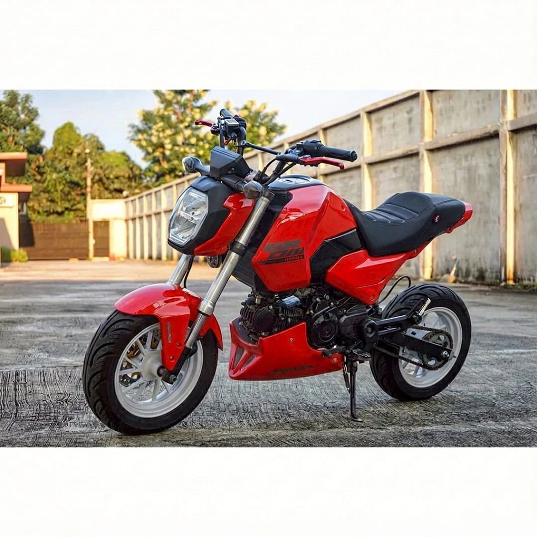 Belly Panel Fairing Frame Guard Cover Trim V.2 Red For Honda Grom 125 2021 - 2026