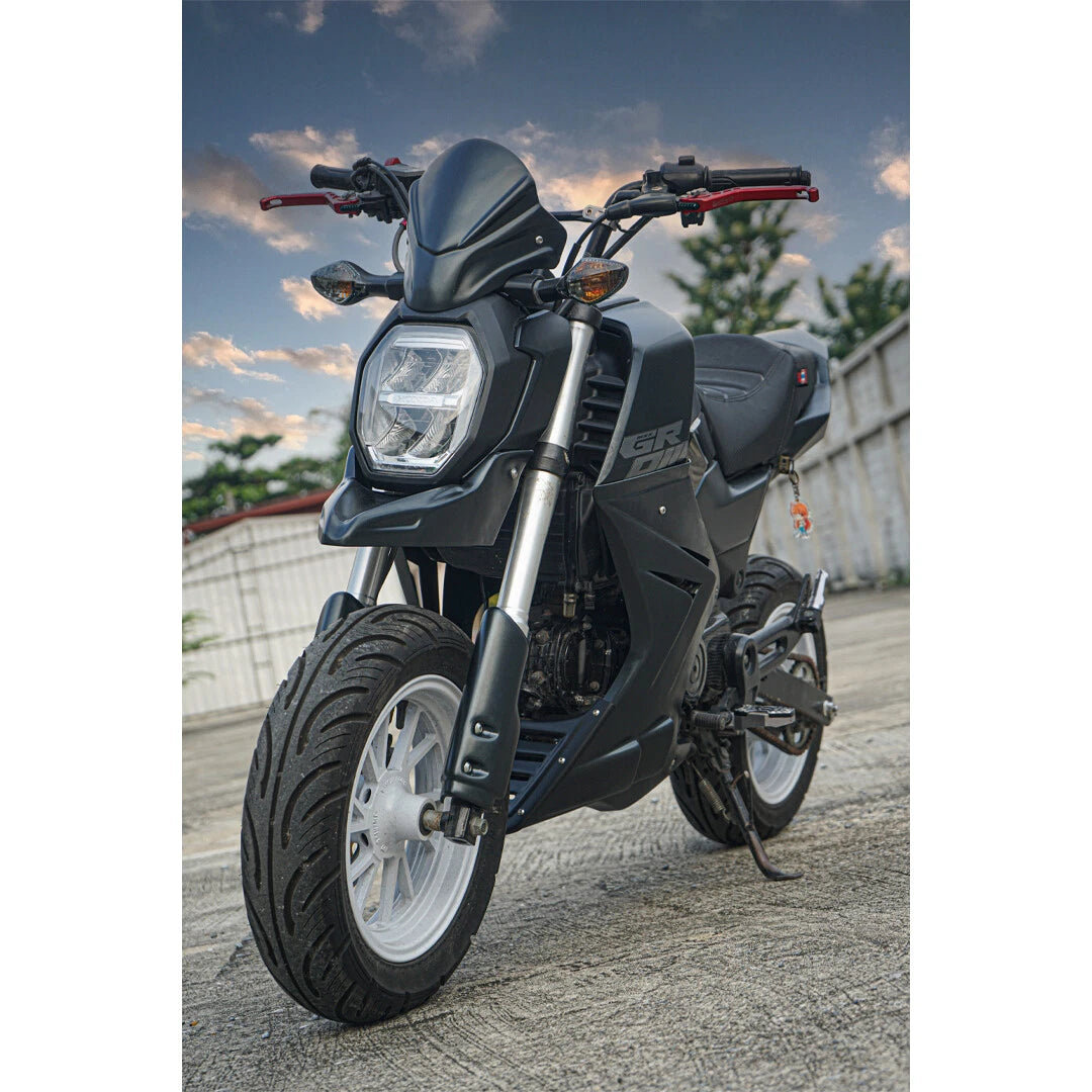 Set 5 Guard Shock / Motard Fender / Windshield / Rear Cover / Side Fairing Black For Honda Grom 125 2025 - 2026