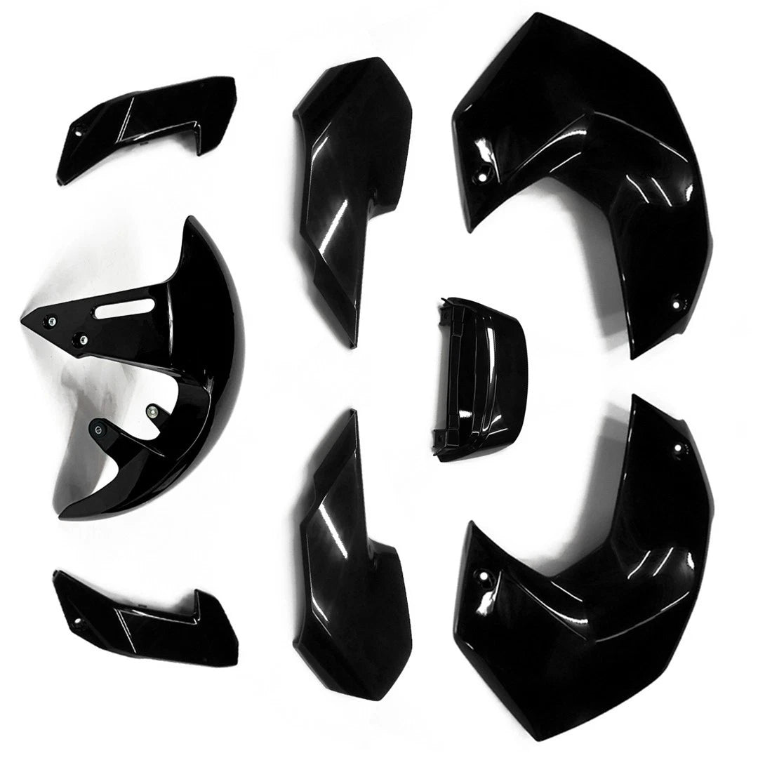 8Pc Body Panels Frame Body Black For Honda Grom 125 2025 - 2026
