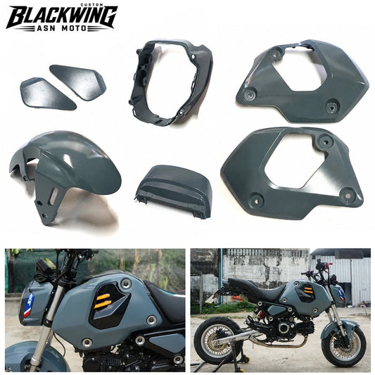 ホンダ グロム 125 2021-2024用 スカイブルー 7ピース ボディ パステルパネル フレーム ボディ