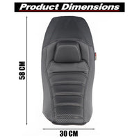 Replacement Dual Seat Carbon Stitch Black V.23 Fit For Honda Grom 125 2021-2026