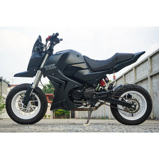 Set 5 Guard Shock / Motard Fender / Windshield / Rear Cover / Side Fairing Black For Honda Grom 125 2025 - 2026