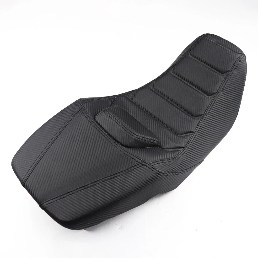 Replacement Dual Seat Carbon Stitch Black V.23 Fit For Honda Grom 125 2021-2026