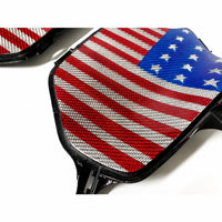 Frame Body R+L Cover Side Upper Panel US Carbon Fiber For Honda Grom 2021-2024