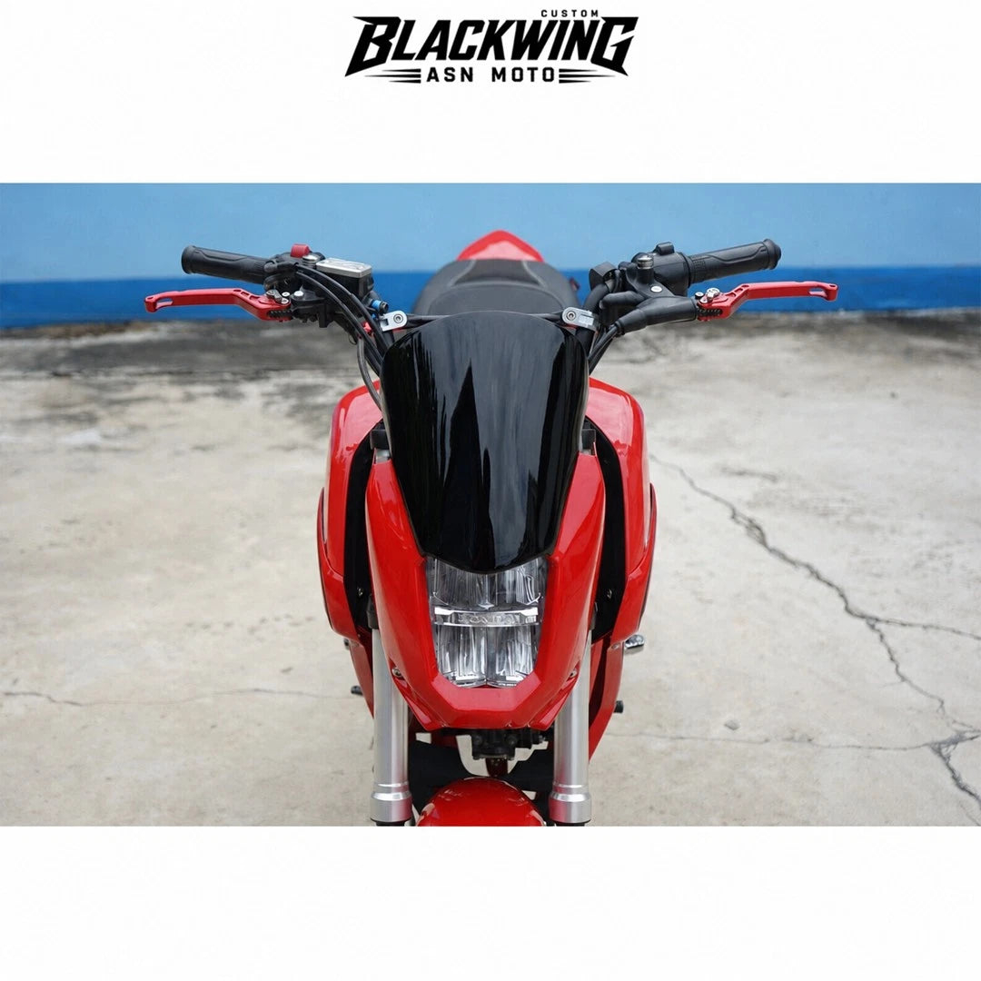 Set 4 Front Fender / Headlight Cover / Rear Cover / Side Fairing Red For Honda Grom 125 2021 - 2024